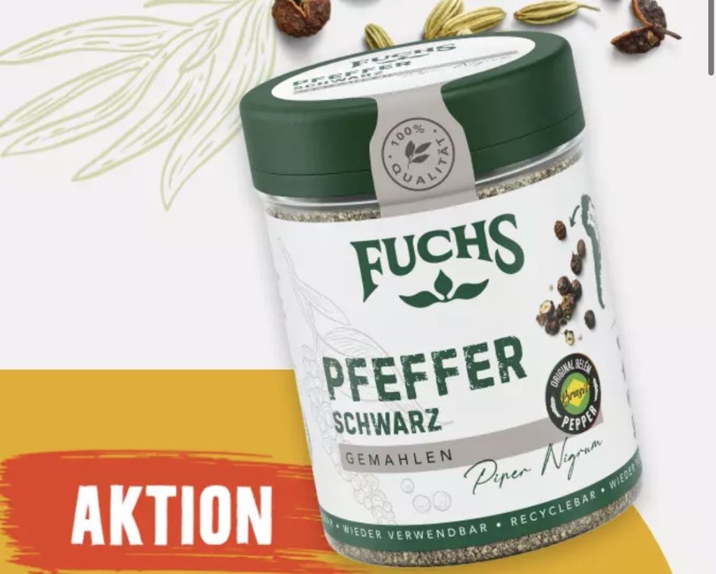 Fuchs Gewürz Cashback 1+1 gratis - sparlaune